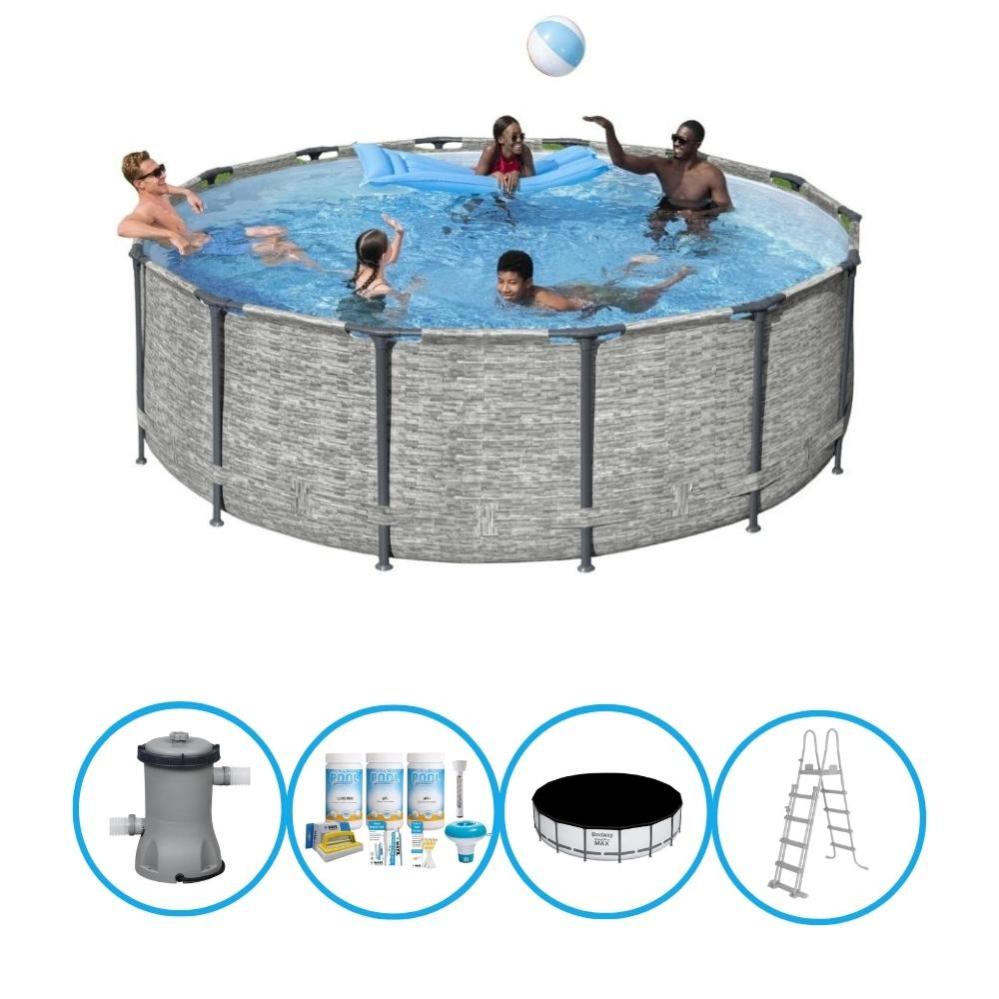 Bestway - Piscine Steel Pro MAX - Forfait Piscine - 427x122 cm | Leroy ...