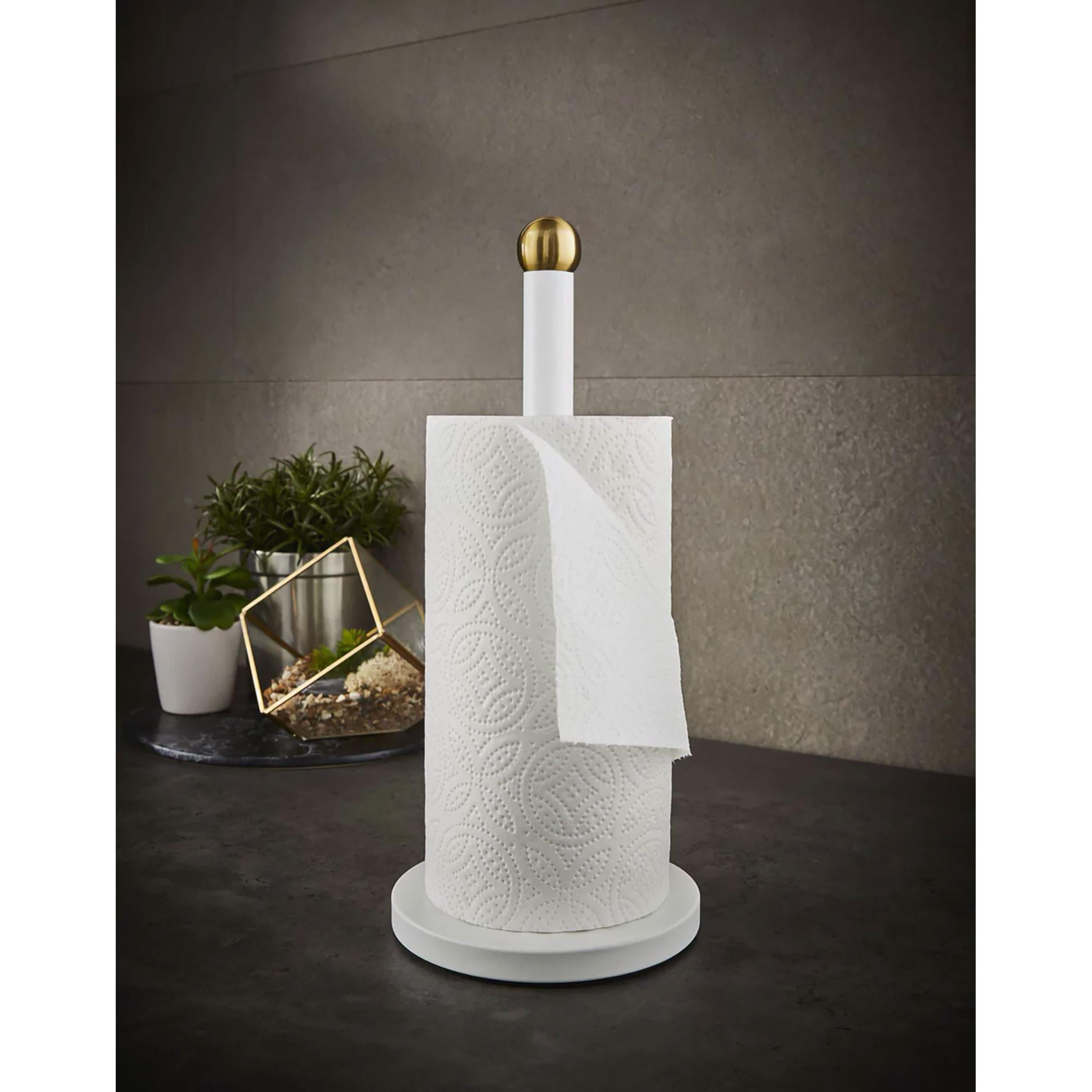 Portarotolo In Acciaio Con Spruzzatore 210ml - Design Moderno Per Cucina E Bagno - Foto 10