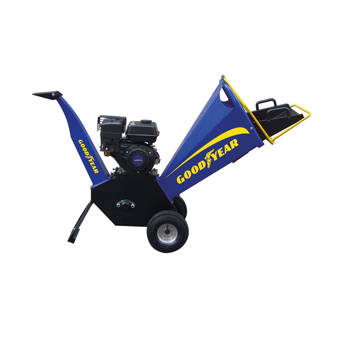 Broyeur végétaux thermique 6.5CV Branches Ø10cm max Démarrage manuel Moteur essence 196cm³