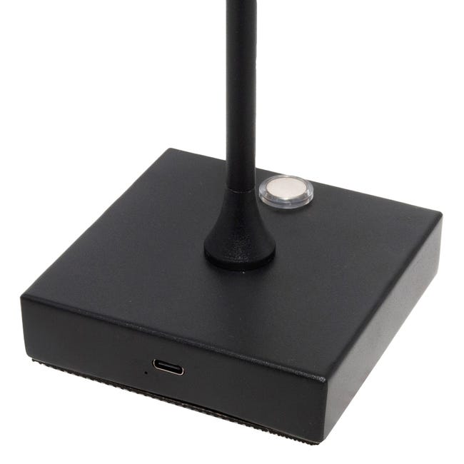 ▷🥇 distribuidor lampara led de mesa con luz regulable y bateria recargable  color negro
