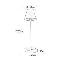 Elitlife Lampada da Tavolo LED 6000 mAh - Dimmerabile, Batteria Ricaricabile, Senza Fili, Verde, Luce Bianca Calda (2700k-6500k Elitlife Lampada da Tavolo LED 6000 mAh - Dimmerabile, Batteria Ricaricabile, Senza Fili, Verde, Luce Bianca Calda (2700k-6500k