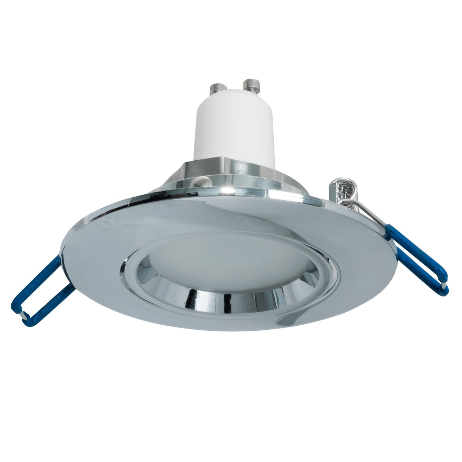 Portafaretto tondo rame foro 70mm orientabile design moderno