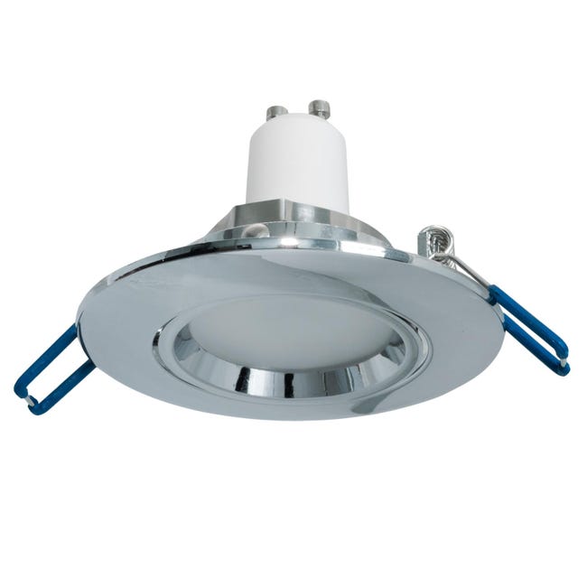 Portafaretto tondo rame foro 70mm orientabile design moderno Portafaretto tondo rame foro 70mm orientabile design moderno