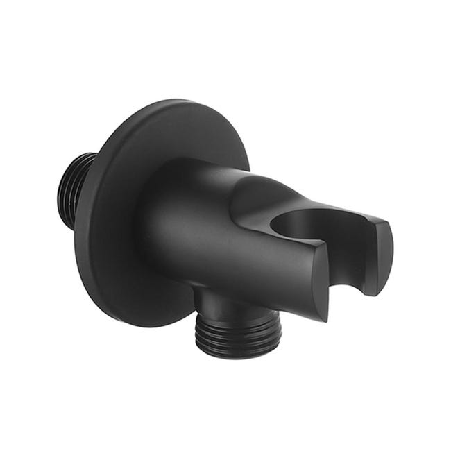 Supporto fisso a muro in ABS per doccetta con biadesivo | Leroy Merlin Supporto fisso a muro in ABS per doccetta con biadesivo | Leroy Merlin