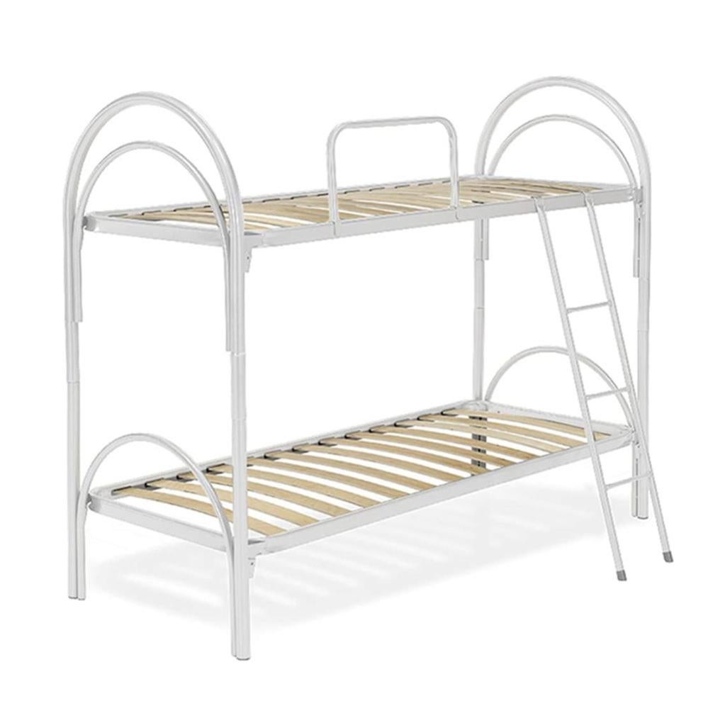 Letto A Castello In Metallo 2 In 1 Convertibile, Con Scala E Ringhiera Alta: La Soluzione Salvaspazio Che Cresce Con Te!