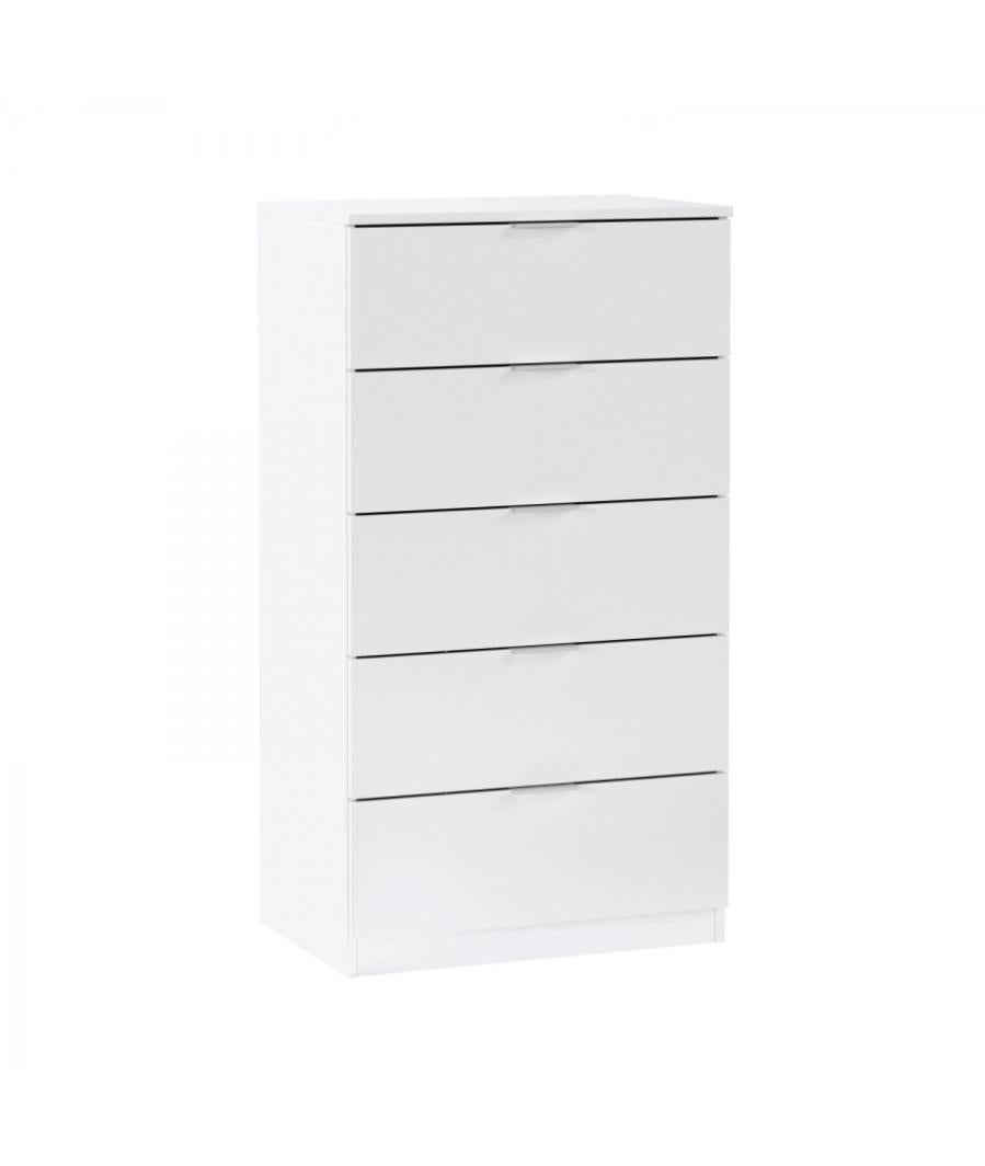 Cassettiera alta vintage in legno 5 cassetti fantasia cm 30x25x90h - Colly Shop