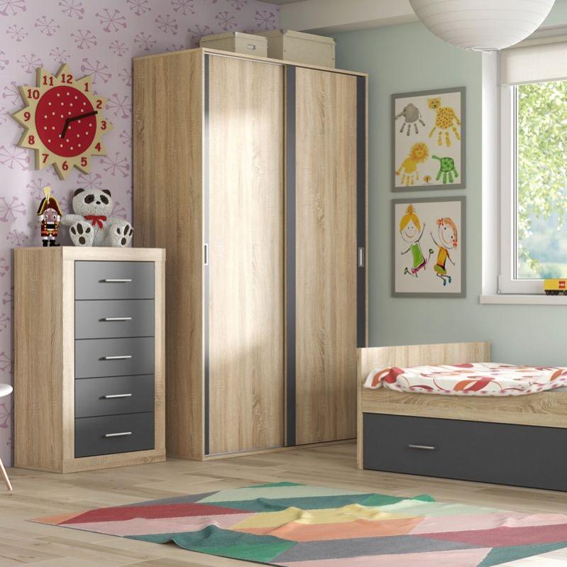 Armario 2 correderas Lara 120 120 x 207 x 55 cm | Leroy