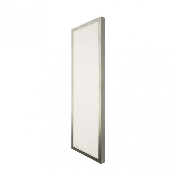 Plafón plano 72w 4000k níquel 3 5x30x90cm