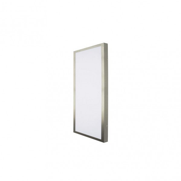 Plafón plano 36w 6500k níquel 3 5x30x60cm