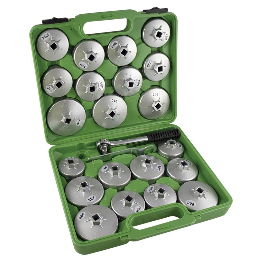Coffret cloches filtre à huile - 16 pièces
