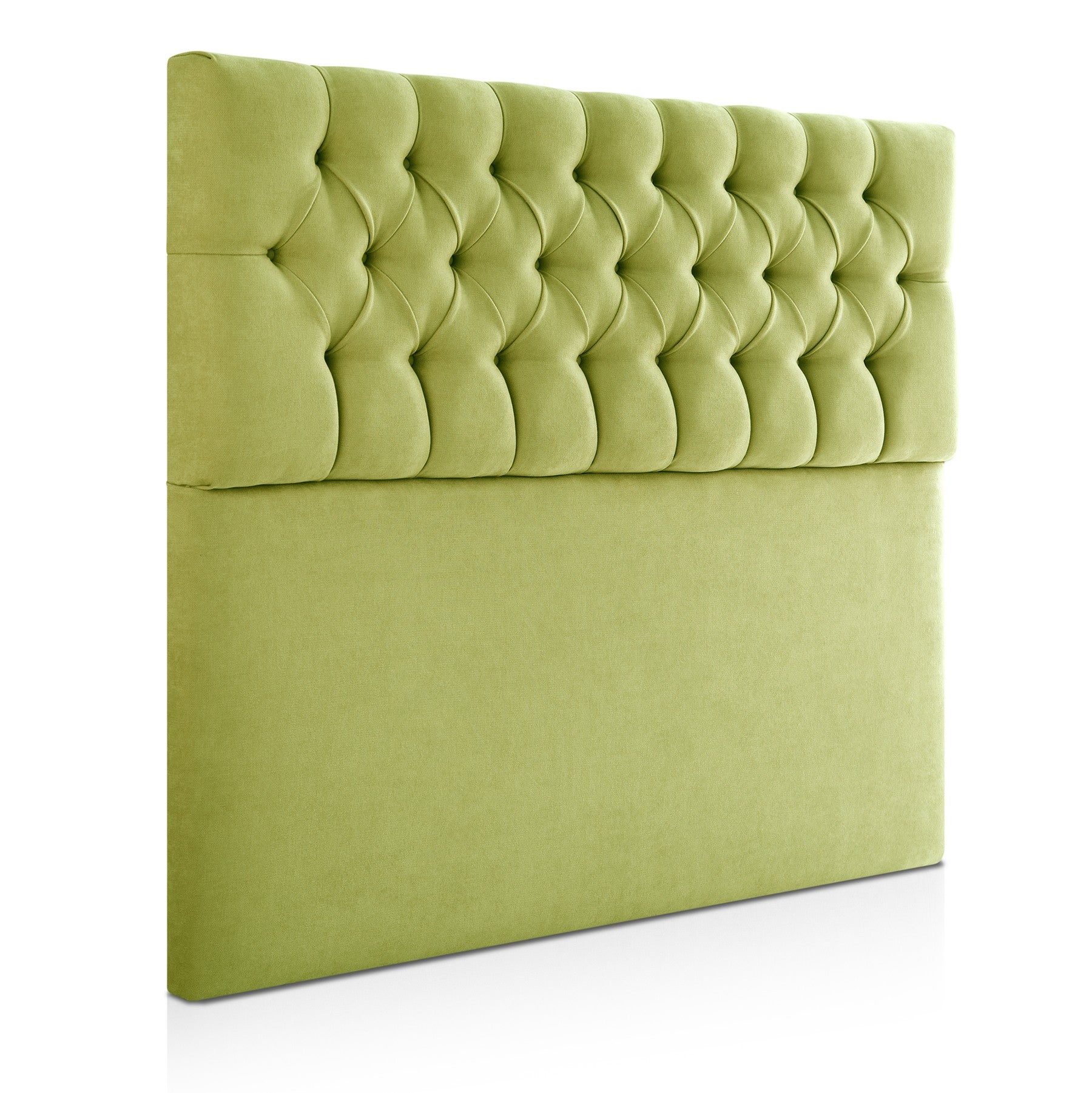 Cabecero copenhague tela cabecero de cama tapizado con capitoné para camas de 210 (220 x 120 cm) tela pistacho sueños zzz