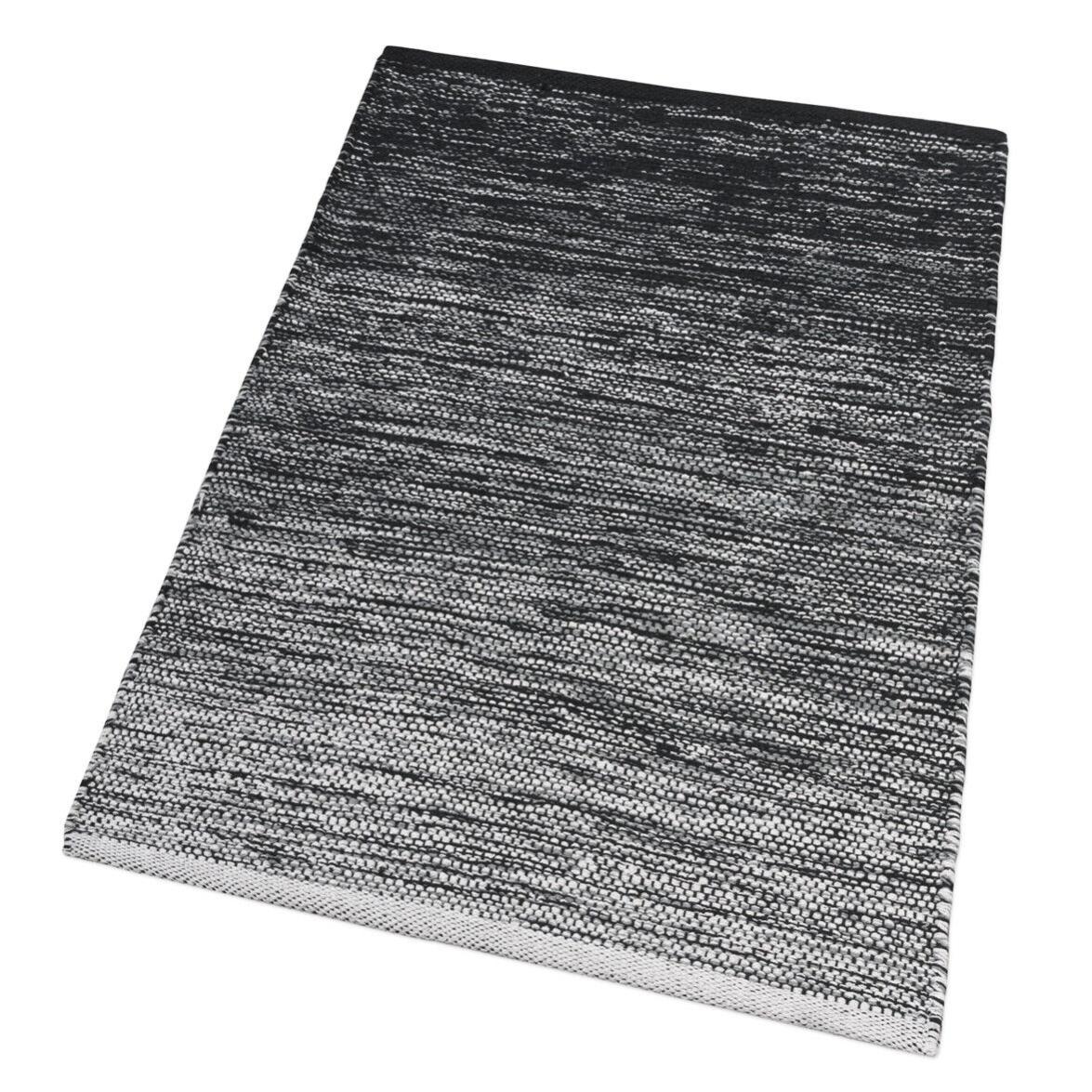 Tappeto In Cotone ZENZERO 55x180 Cm Nero - Asciugapassi Per Casa - Foto 3