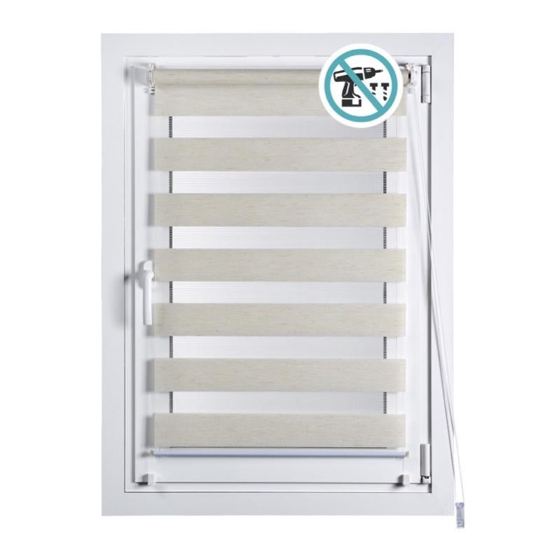 Estor Sin Taladrar Noche Día Lino45X180cm | Merlin