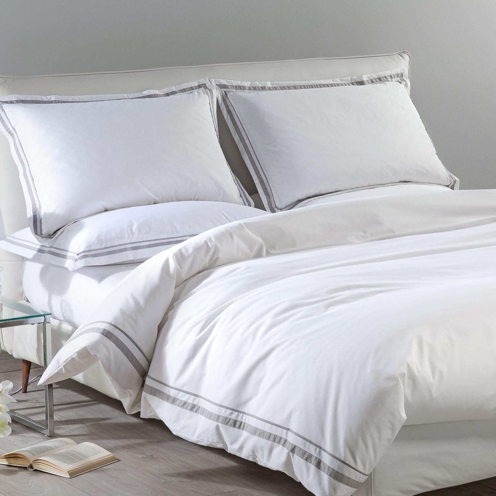 Caleffi Completo copripiumino Atelier Tinta Unita Matrimoniale