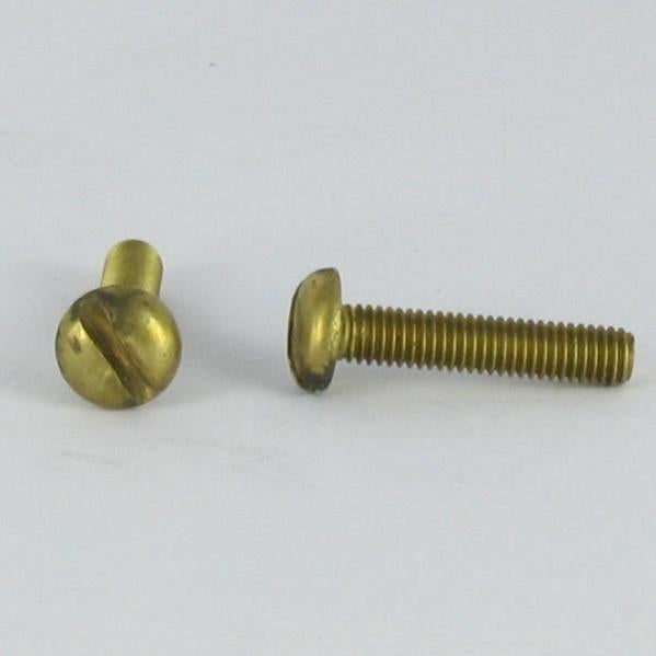 Vis Chicago Bombée En Laiton - Diamètre 12mm - Entraxe 5mm - Marque Poursin - Neuf