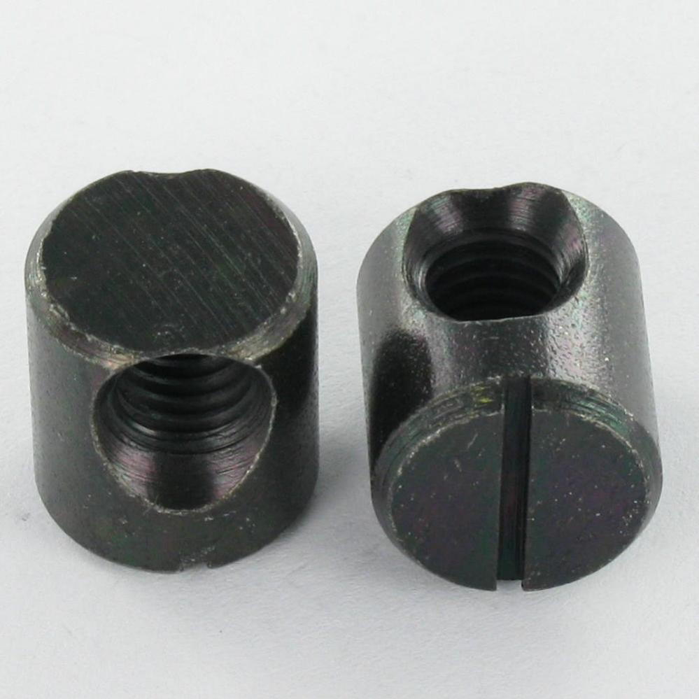 PLOTS Fendue 15X17 M8 DECENTRE Acier zingué noir 1 pièce Leroy Merlin