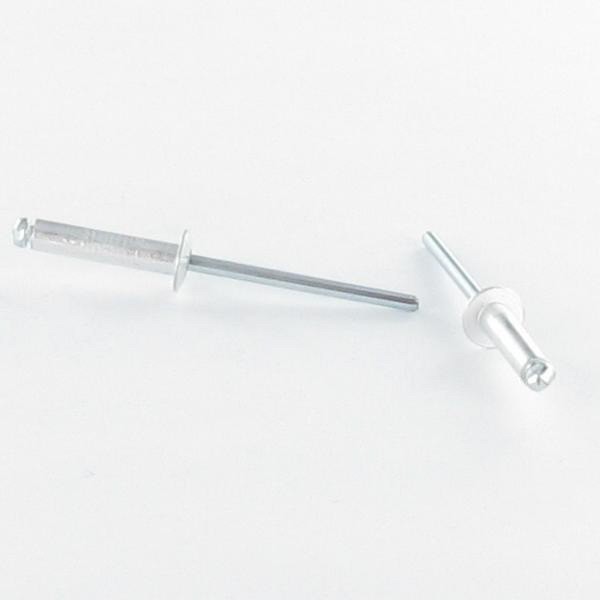 Rivet Tout Aluminium 4X9.8 Tête plate 1 pièce Leroy Merlin