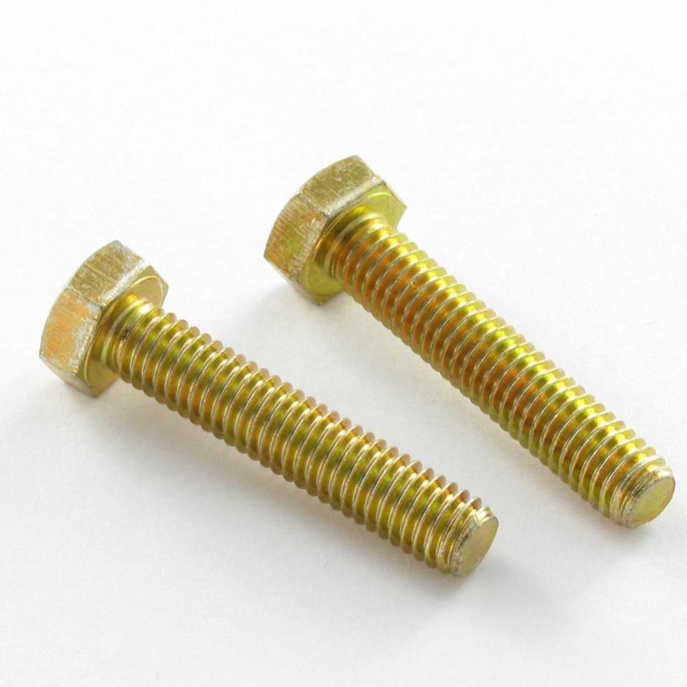 Boulons à Bride M12-1.75 Classe 10.9 - Zinc Jaune, Longueur Et Quantité Au Choix