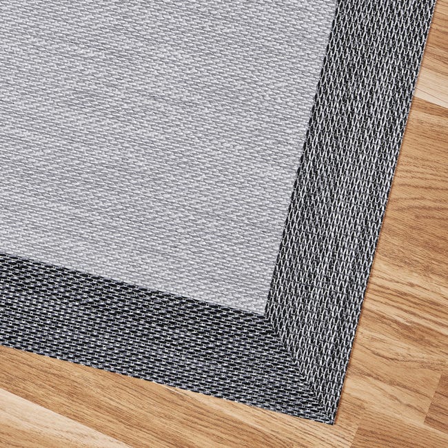 Hierbas sufrir astronauta Alfombra vinílica Deblon, alfombra PVC antideslizante, para interior y  exterior Gris, 60 x 90 cm | Leroy Merlin