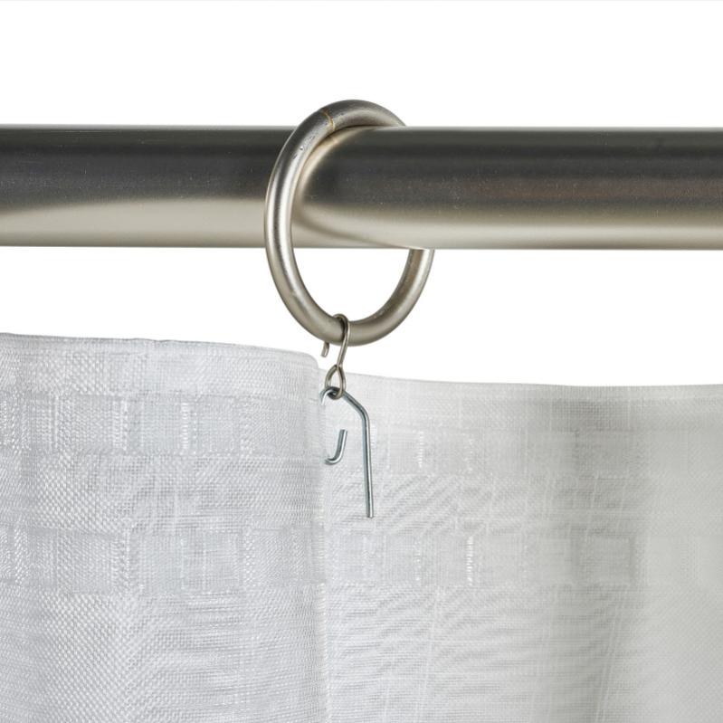Cortina Traslúcida efecto Lino, con Ojales o Cinta Blanco 200 x 300cm | Leroy Merlin