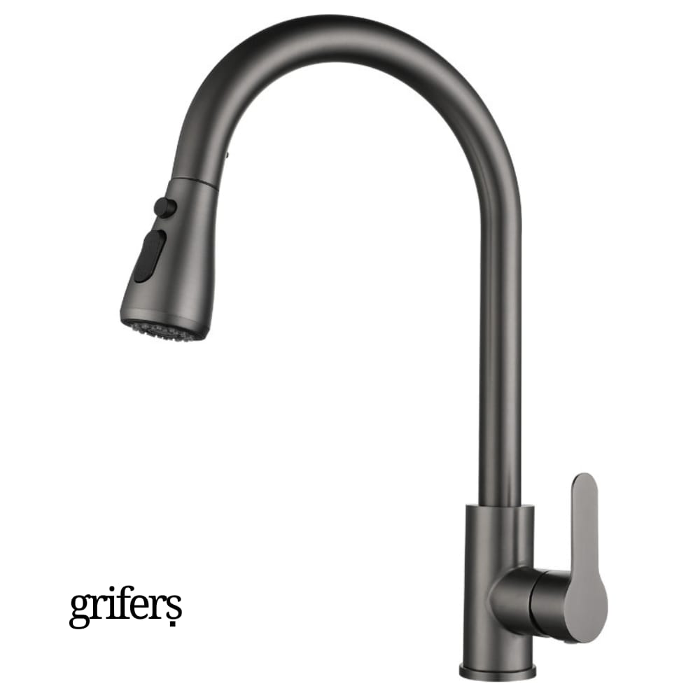 Grifo Cocina Ducha Extra ble Antracita IBREM FERE GRIFERS Leroy