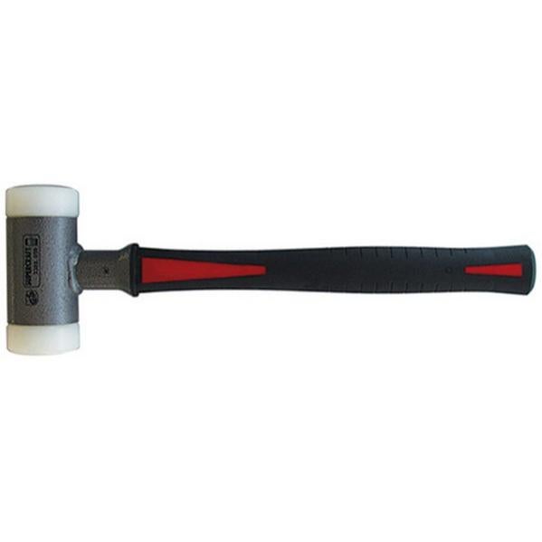 Marteau Anti-Rebond HALDER Supercraft Ø60mm Jaune - Poignée Ergonomique Fluorescente