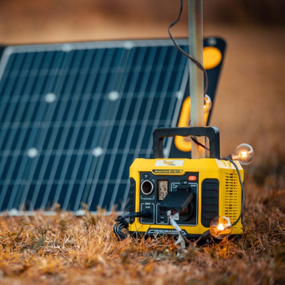TogoPOWER Kit Generatore Solare ADVANCE1000 + Pannello Solare Portatile TSP- 200W