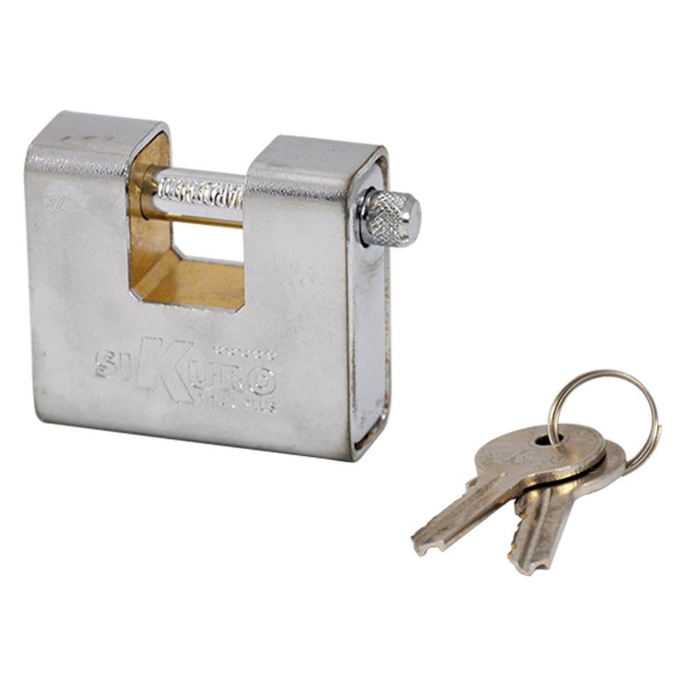 Lucchetto di chiusura, arancione, metallo, 38 mm