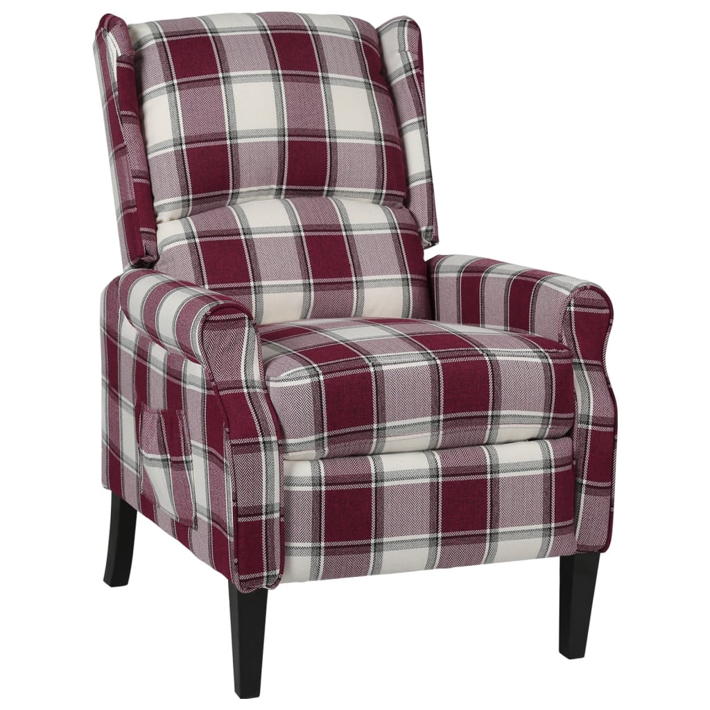 Fauteuil Inclinable Rouge Tissu Leroy Merlin