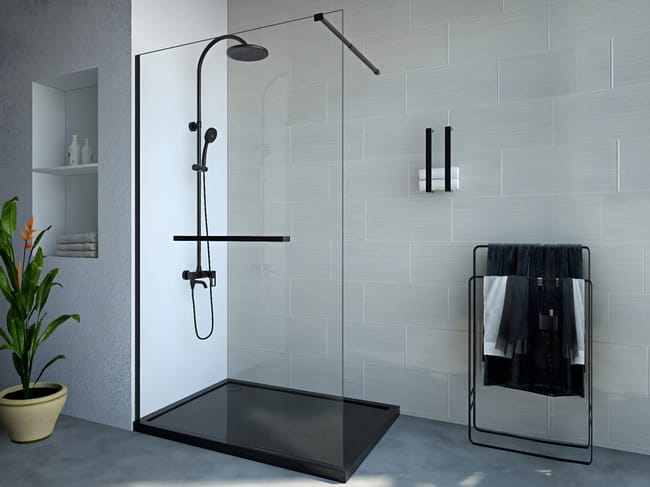 Porte Serviette Pour Paroi De Douche En Verre www.leroymerlin.fr