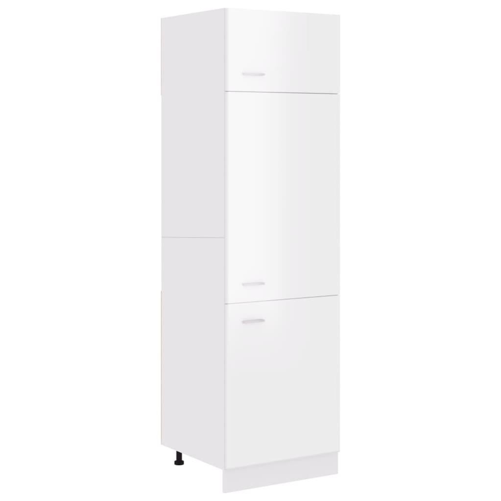 Armoire de cuisine Blanc brillant 60x57x207 cm Leroy Merlin