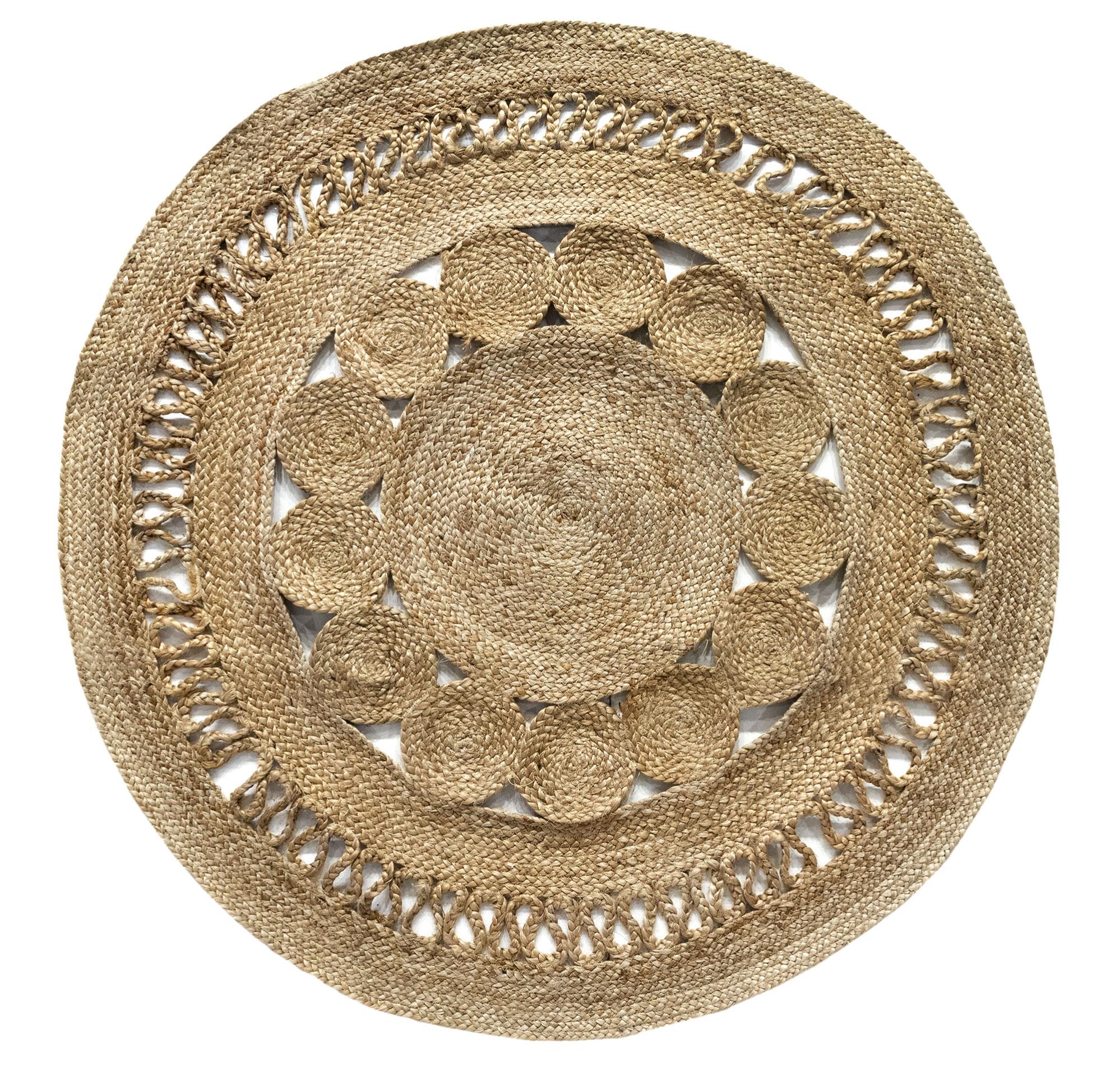 Natuurlijke Textuur Van Jute Met Een Witte Streep Als Achtergrond Stock