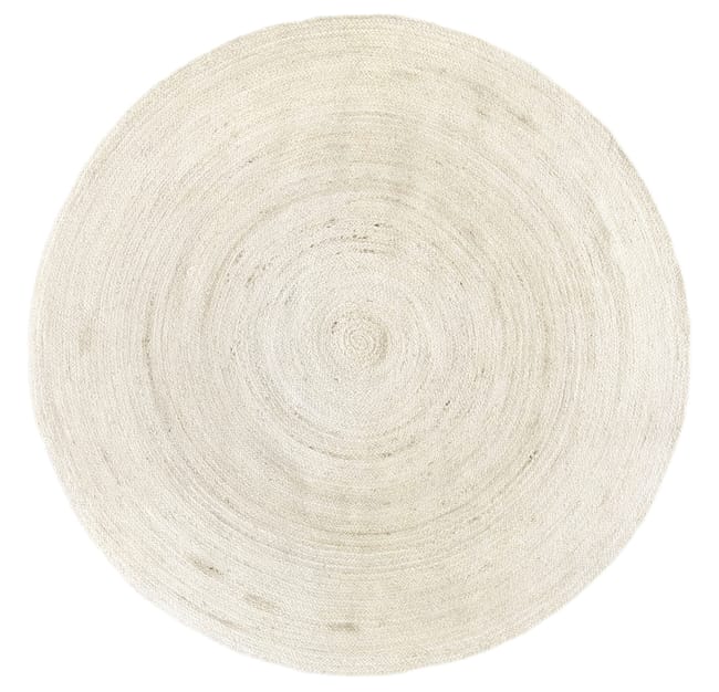 Pouf rotondo imbottito in bouclé terracotta Arles | Klast Home Pouf rotondo imbottito in bouclé terracotta Arles | Klast Home