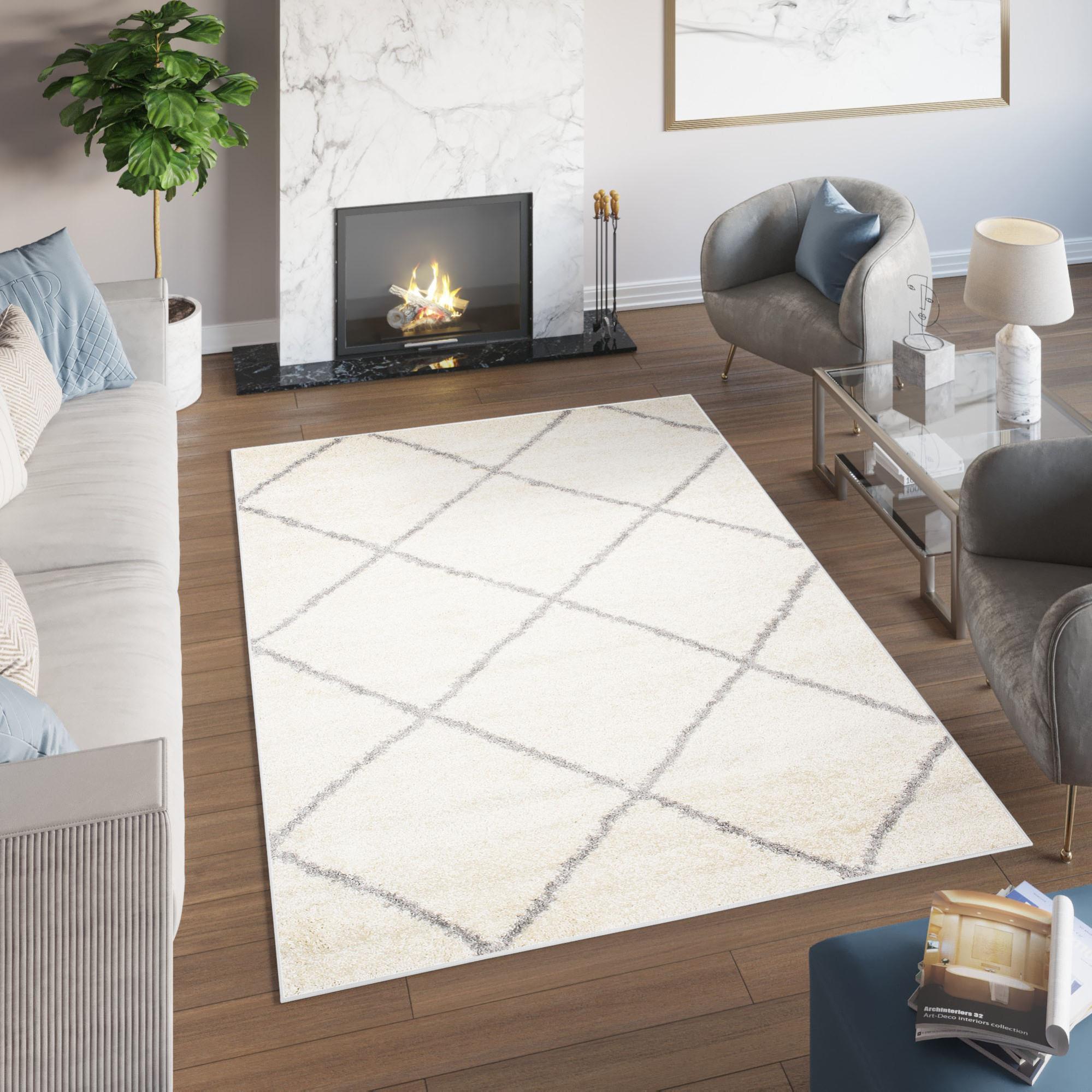 Shaggy Rugs Tappeti Morbidi In Pile Spessa,Tappeto Rotondo - Foto 3