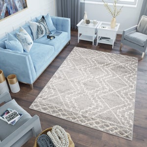 Tapis salon vintage - poils court et doux beige 200X290 ANATOLIA