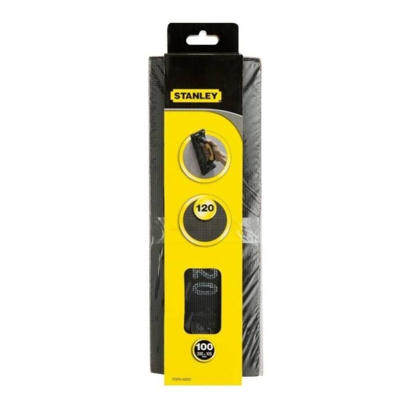 STANLEY 5-Pack Multi-Sander Sandpaper - Coarse Grit K80 For Wood, Metal & Masonry