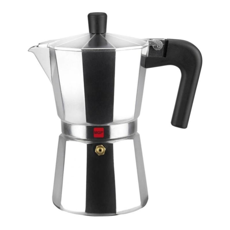 Cafetera Italiana 03Tazas Aluminio Kenia - Magefesa En Oferta Magefesa 01Pacfken03 - Cafetera 3 Tazas En Aluminio Esmaltado