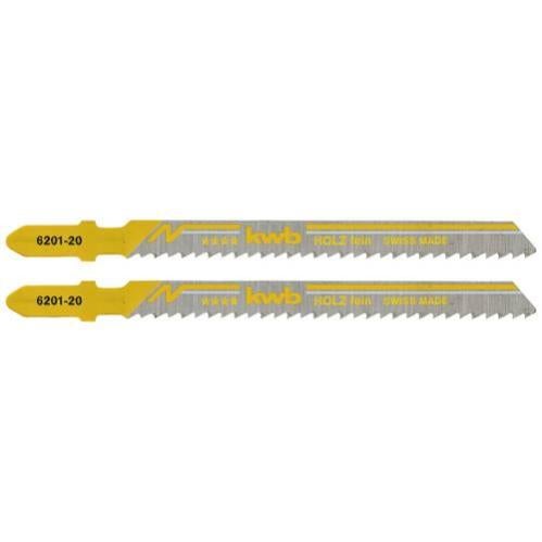 Lames De Scie Sauteuse Pour Bois - Lot De 2 - Longueur 100 Mm - Pas De Dent 3,2-5,2 Mm - Compatible U-shank