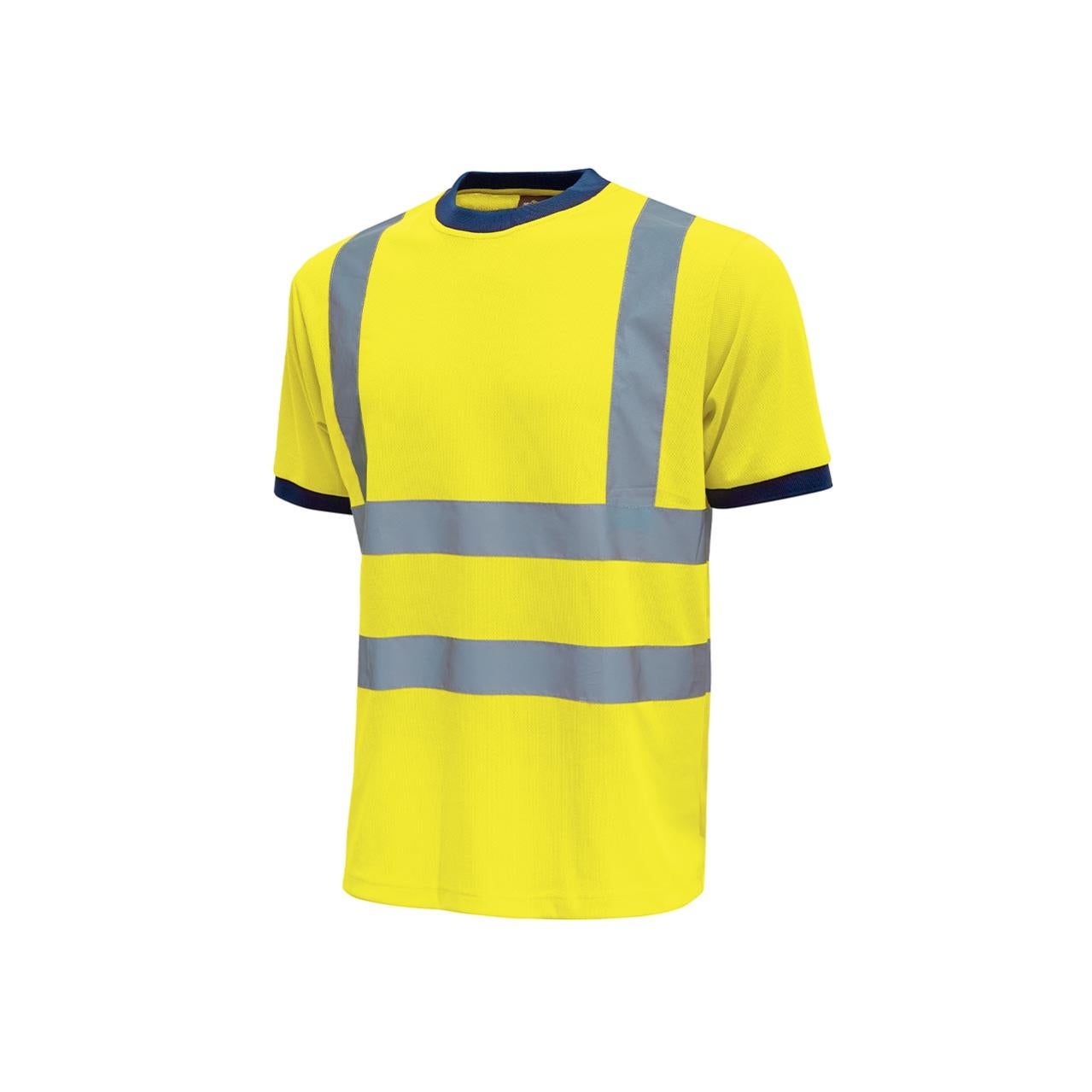 U-POWER HL197YF-M - Camiseta manga corta alta visibilidad gama HI-LIGHT ...