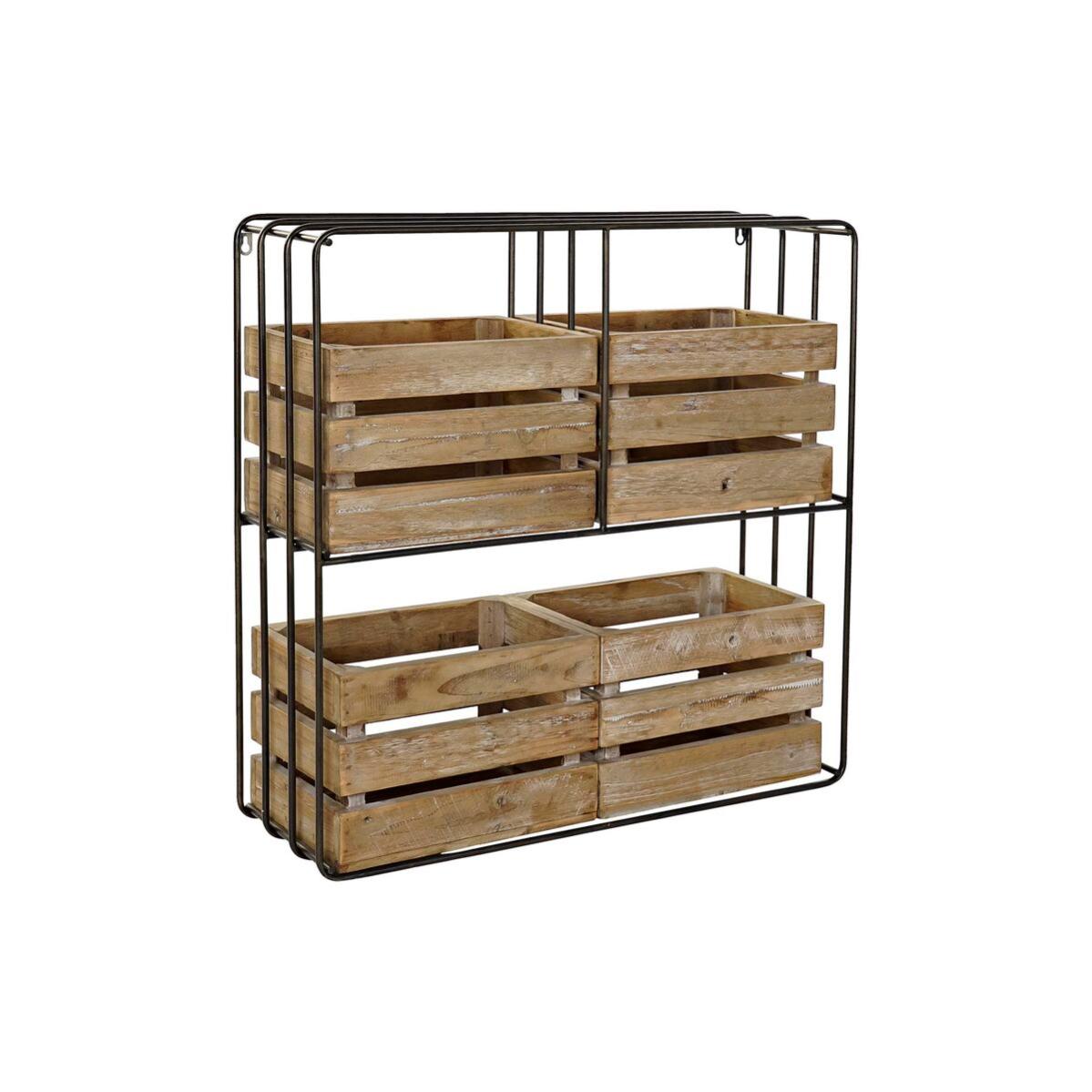 tag re dkd home decor naturel noir m tal bois 72 x 22 x 72 cm