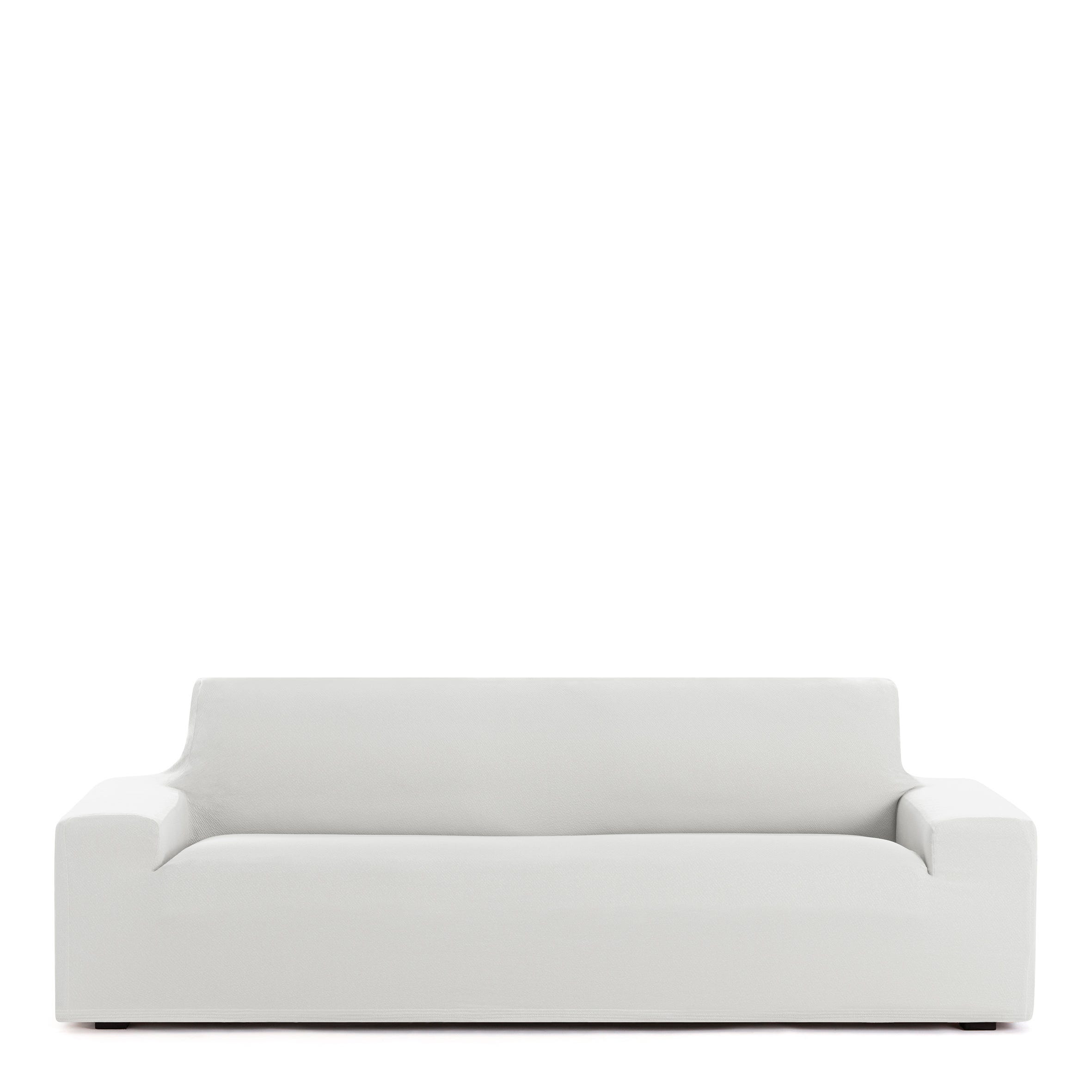 Funda de sofá 2 plazas con lazos beige 140 - 180 cm EYSA