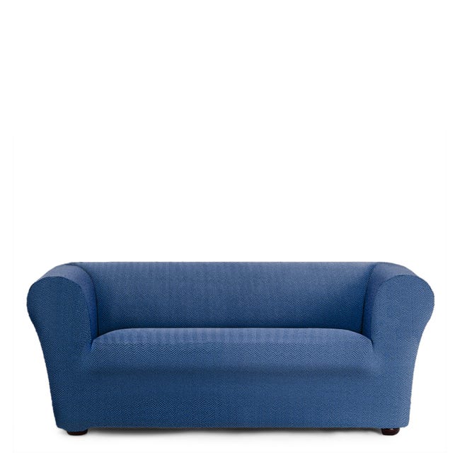 Funda de sofá Jaz 2 plazas Chester/Klippan bielástica azul 70 - 130 cm |  Leroy Merlin