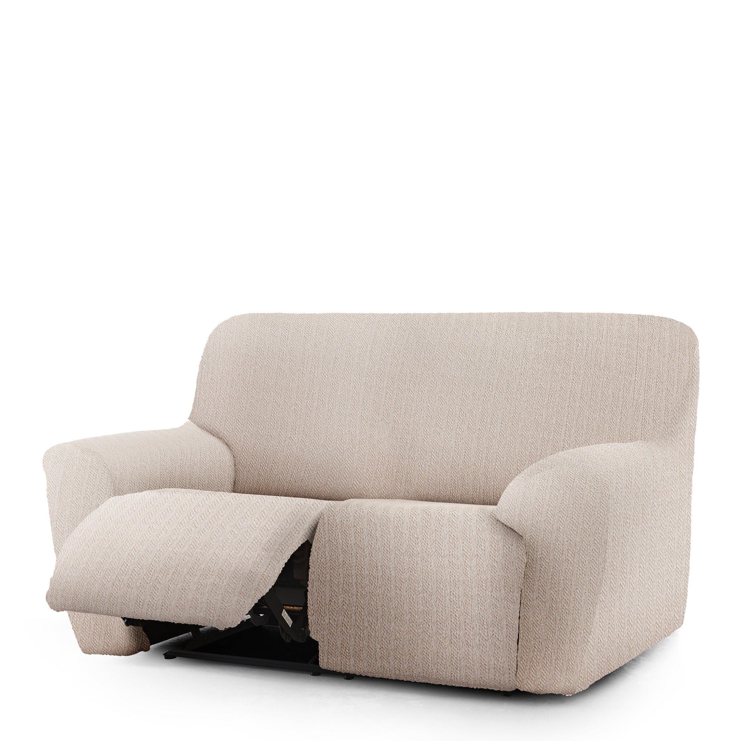 Funda de sofá Jaz relax extensible 2 plazas bielástica lino 150 - 200 cm