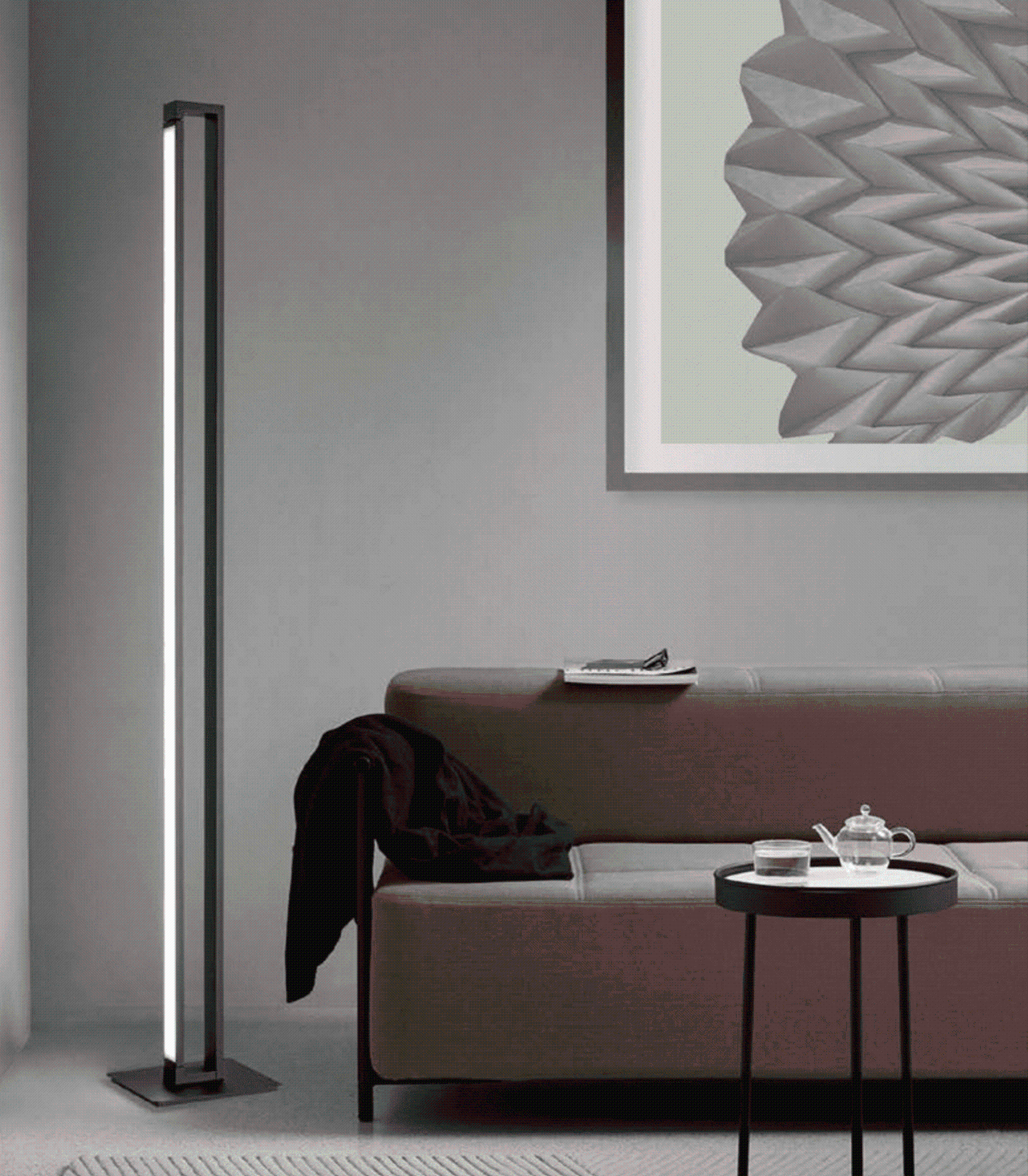 Perenz Piantana a Led Orientabile 330° Bianca 27Watt h.161cm Dimmerabile 2495 Lumen Temperatura di Colore Variabile CCT 3000K-4000K-6000K Con Interruttore Touch Ideale per Illuminare Ambienti Moderni