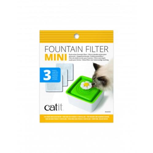 Filtro De Triple Acción Catit Para Fuente Mini, 3Uds