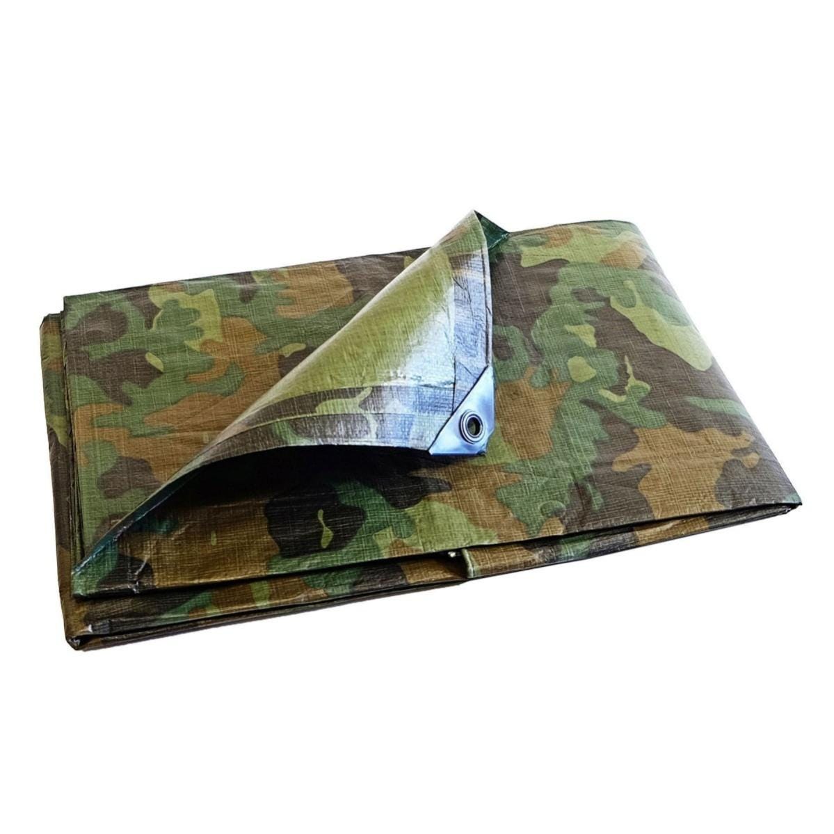 Bâche Camouflage 3,6x5 m - TECPLAST 150CM - Haute Qualité - Bâche