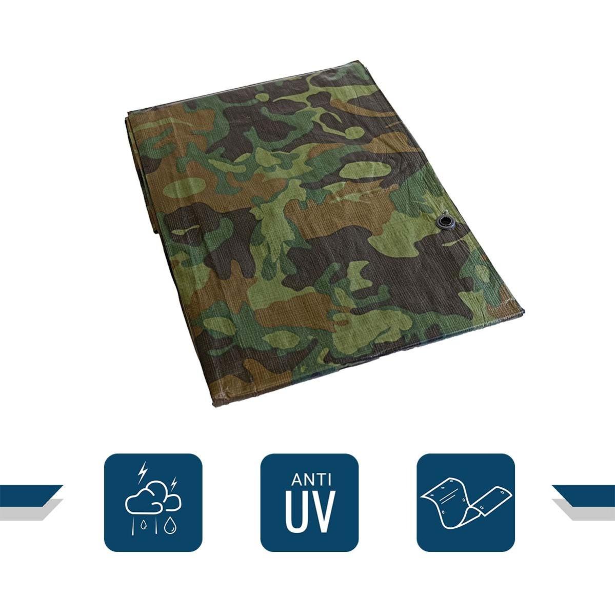 Lona de Camuflaje 3,6x5 - TECPLAST 150CM - Alta Calidad - Lona Impermeable Militar | Leroy Merlin