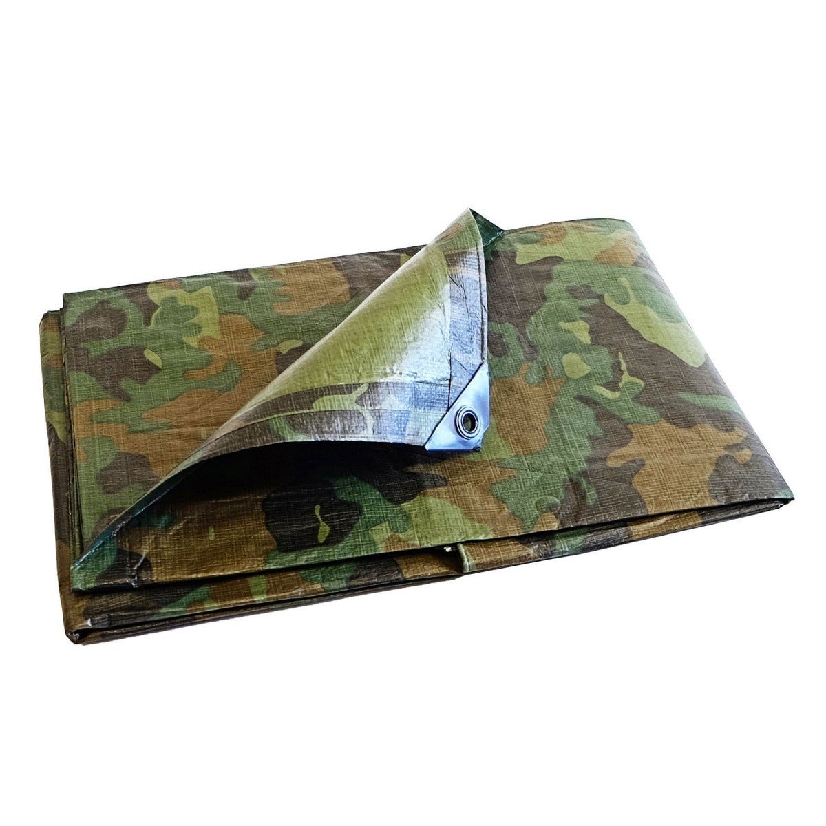 Lona para protección agrícola con estampado de camuflaje. 150 g/m² - 1,8 x 3 m - lona para invernadero tipo túnel