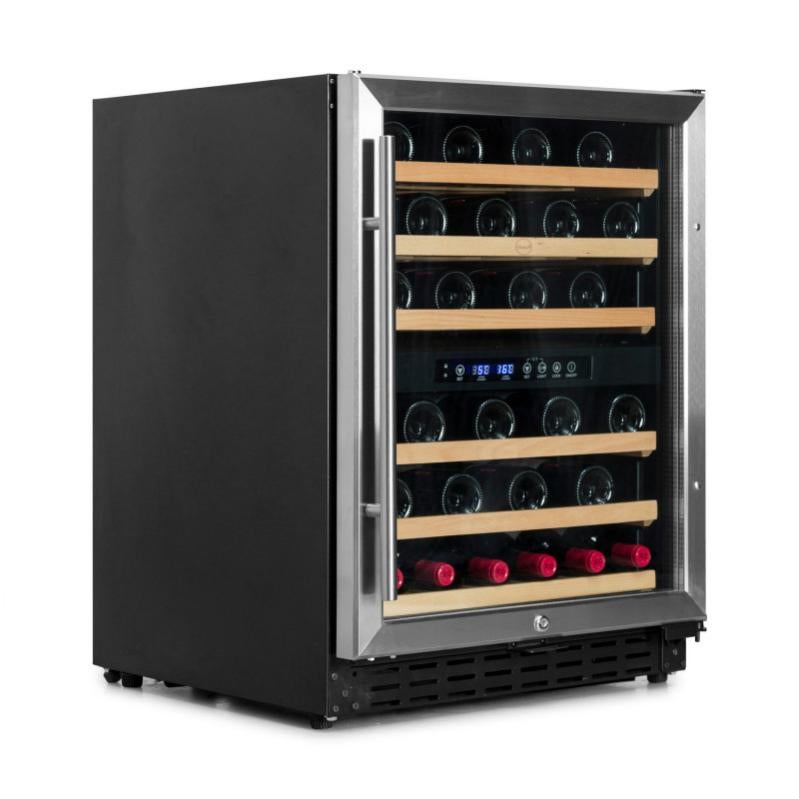 Cave à vin 50 bouteilles Inox CHR 2T Vinobox Leroy Merlin