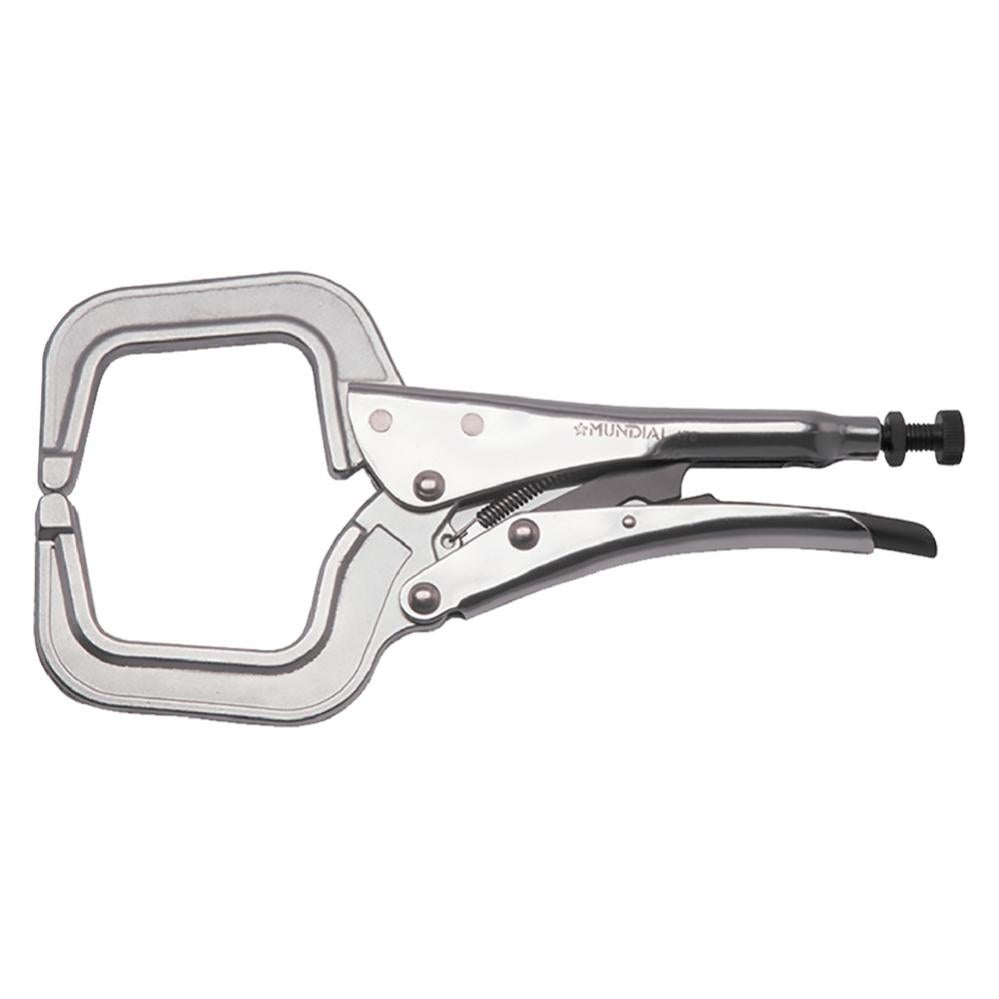 Pinza A Morsetto King T. 666509 Per Saldature – Lunghezza 225 Mm, Ganascia Regolabile, Finitura Cromata, Ideale Per Officina E Riparazioni Auto